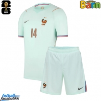 Frankrike Adrien Rabiot #14 Bortedraktsett Barn VM 2026 Kortermet (+ Korte bukser)